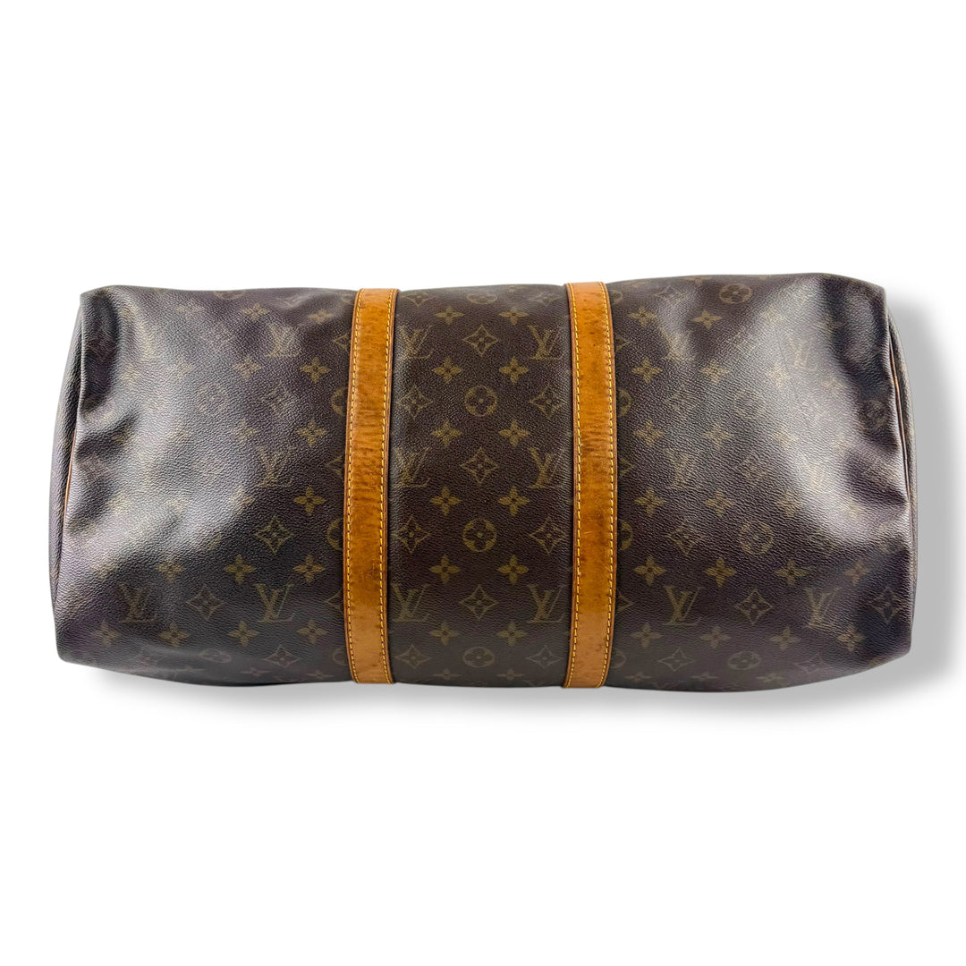 Louis Vuitton Vintage Brown Monogram 50 Keepall Duffle Bag