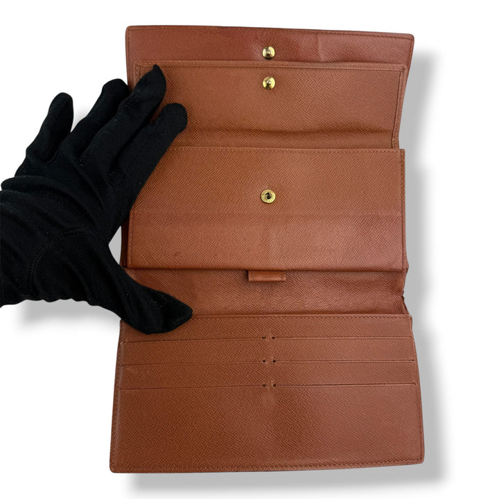 Louis Vuitton Trifold Brown Monogram Femme Wallet
