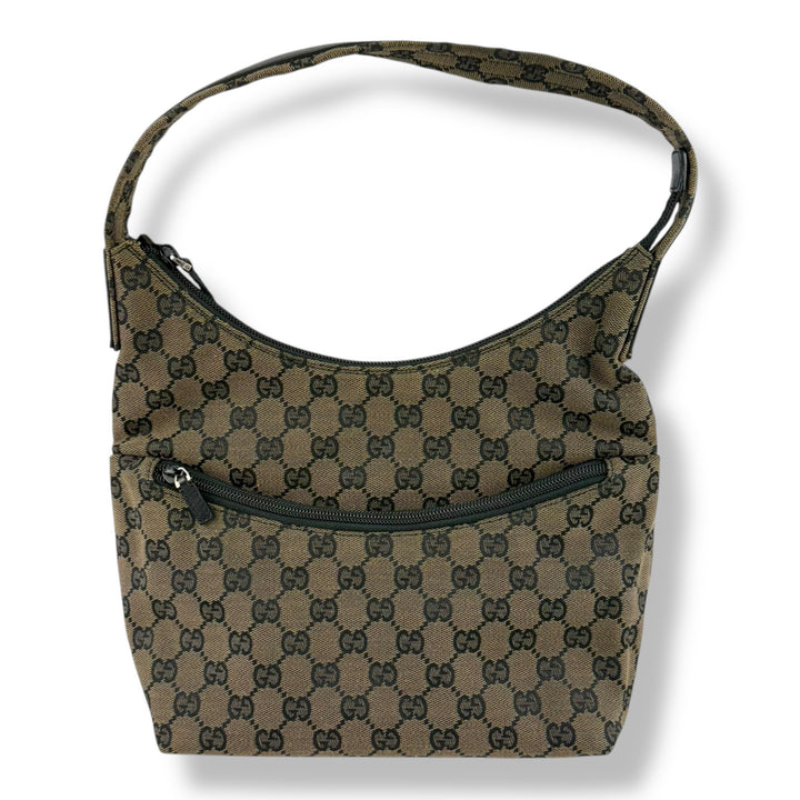Gucci GG Monogram Beige Hobo Shoulder Handbag