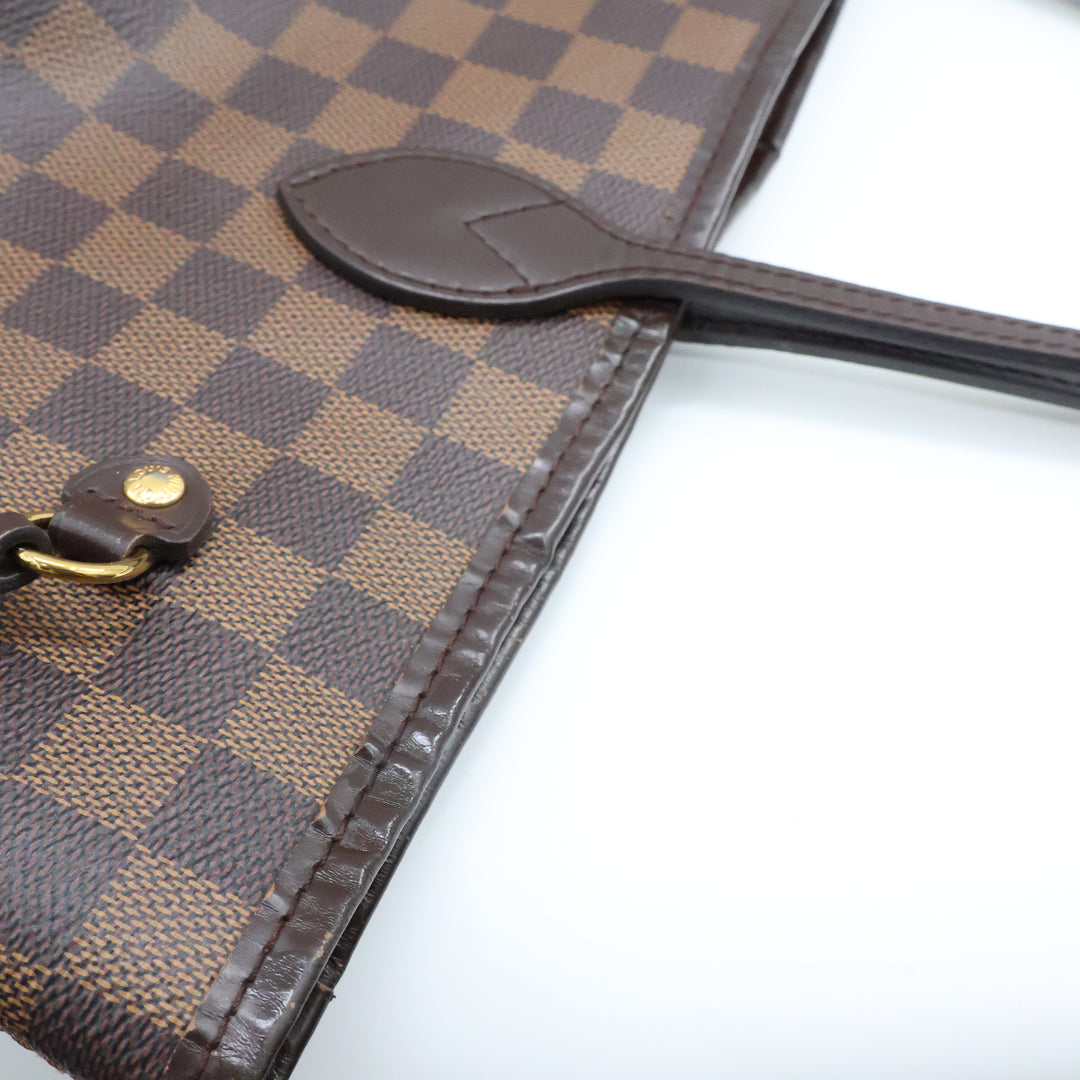 Louis Vuitton Brown Damier Neverfull MM Handbag