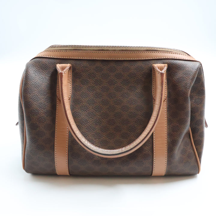 Celine Brown Boston Macadam Handbag