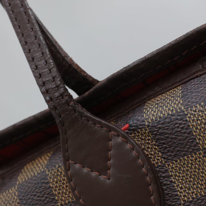 Louis Vuitton Brown Damier Neverfull MM Handbag