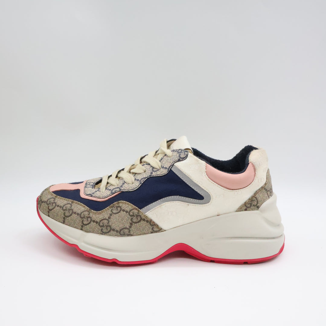Gucci Rhyton Pink Navy UK 5.5 / EU 38.5