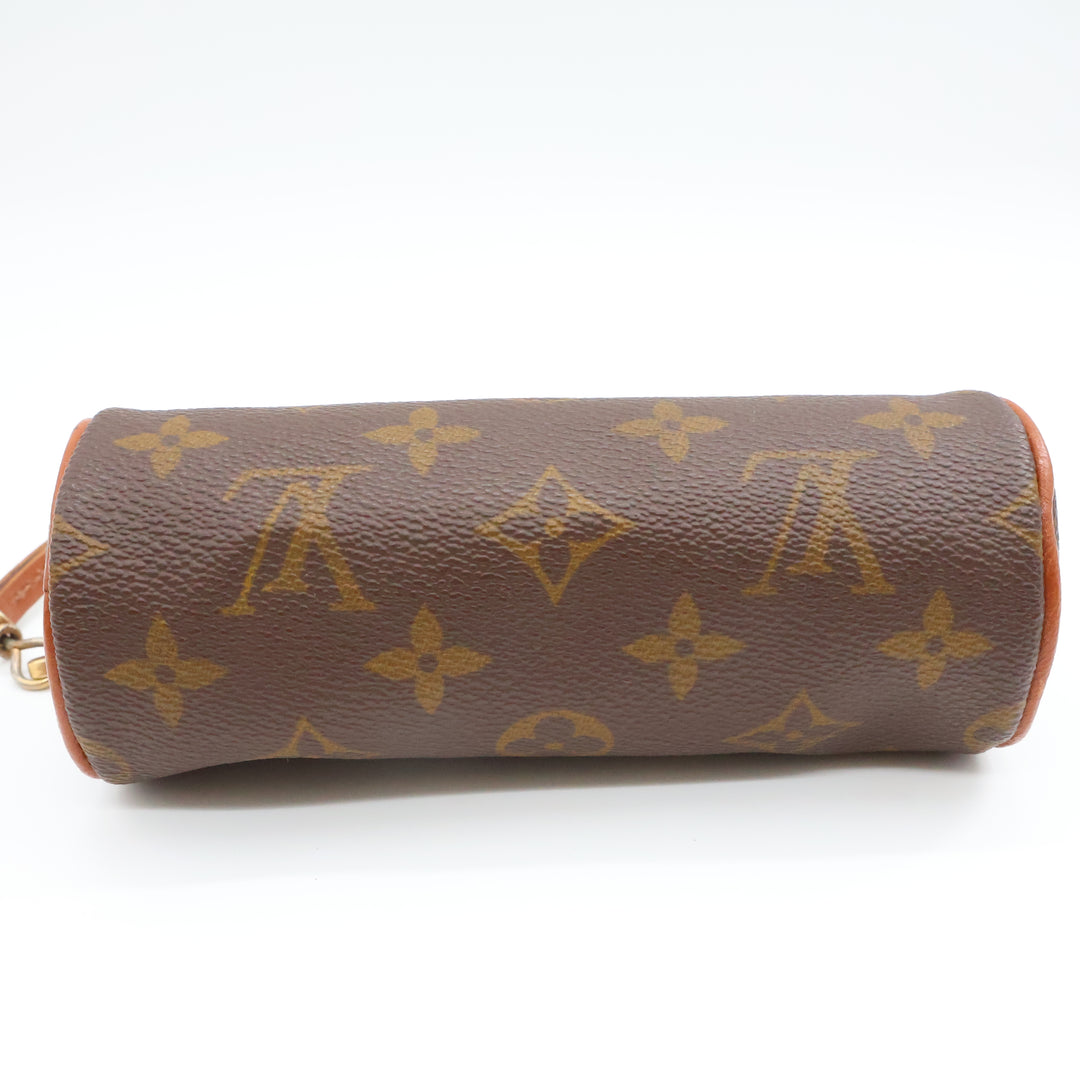 Louis Vuitton Vintage Brown Monogram Mini Papillon Pouch