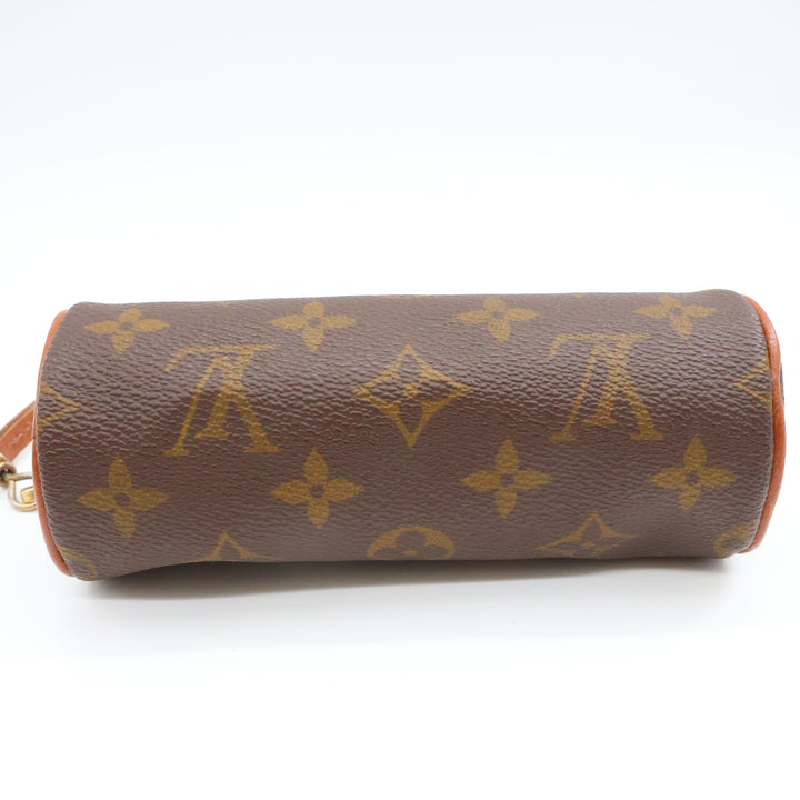 Louis Vuitton Vintage Brown Monogram Mini Papillon Pouch