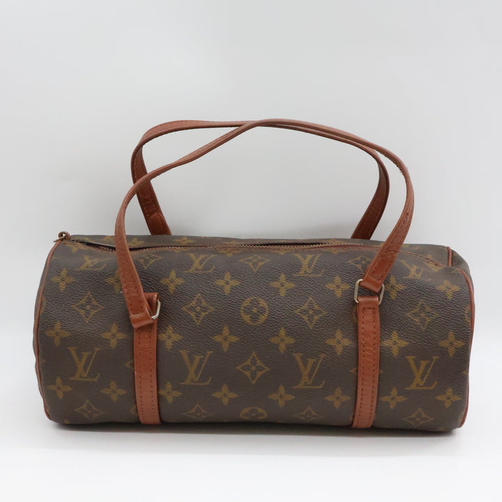 Louis Vuitton Vintage Brown Monogram Papillon 30 Handbag