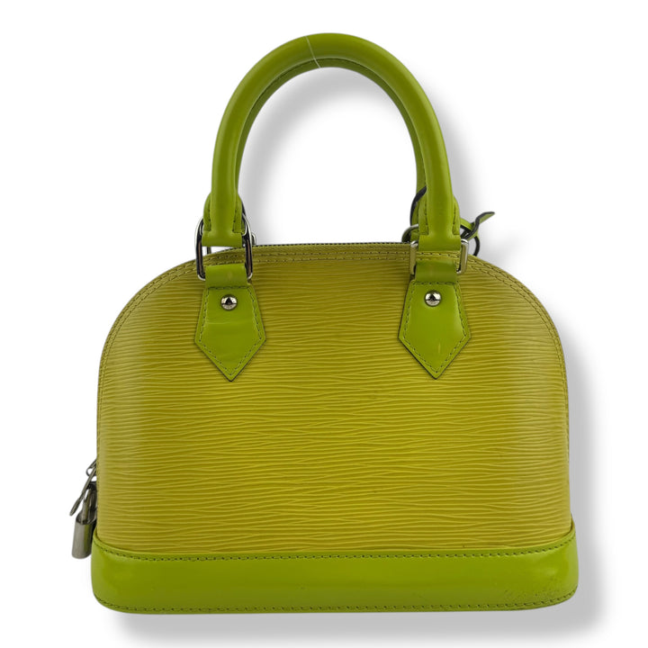 Louis Vuitton Alma BB Epi Leather Neon Handbag