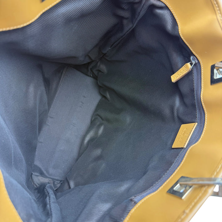 Gucci GG Beige/Orange Canvas Tote Bag