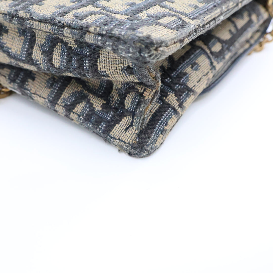 Dior Lady Dior Oblique Wallet on Chain Pochette Bag