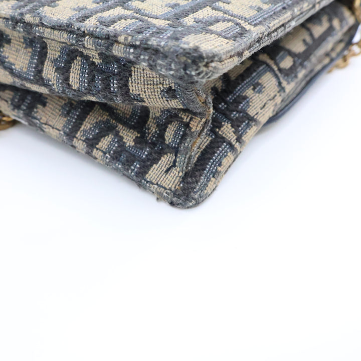 Dior Lady Dior Oblique Wallet on Chain Pochette Bag