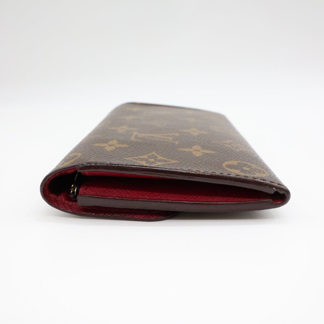 Louis Vuitton Emilie Brown Monogram Femme Wallet