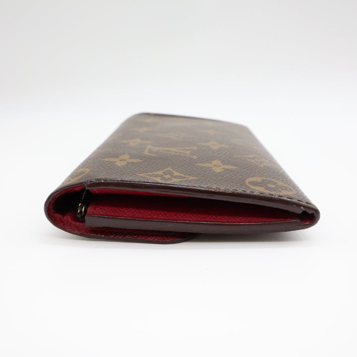 Louis Vuitton Emilie Brown Monogram Femme Wallet