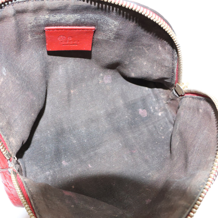 Gucci GG Red Cosmetic Pouch