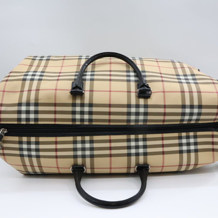 Burberry Check Duffle Beige Bag