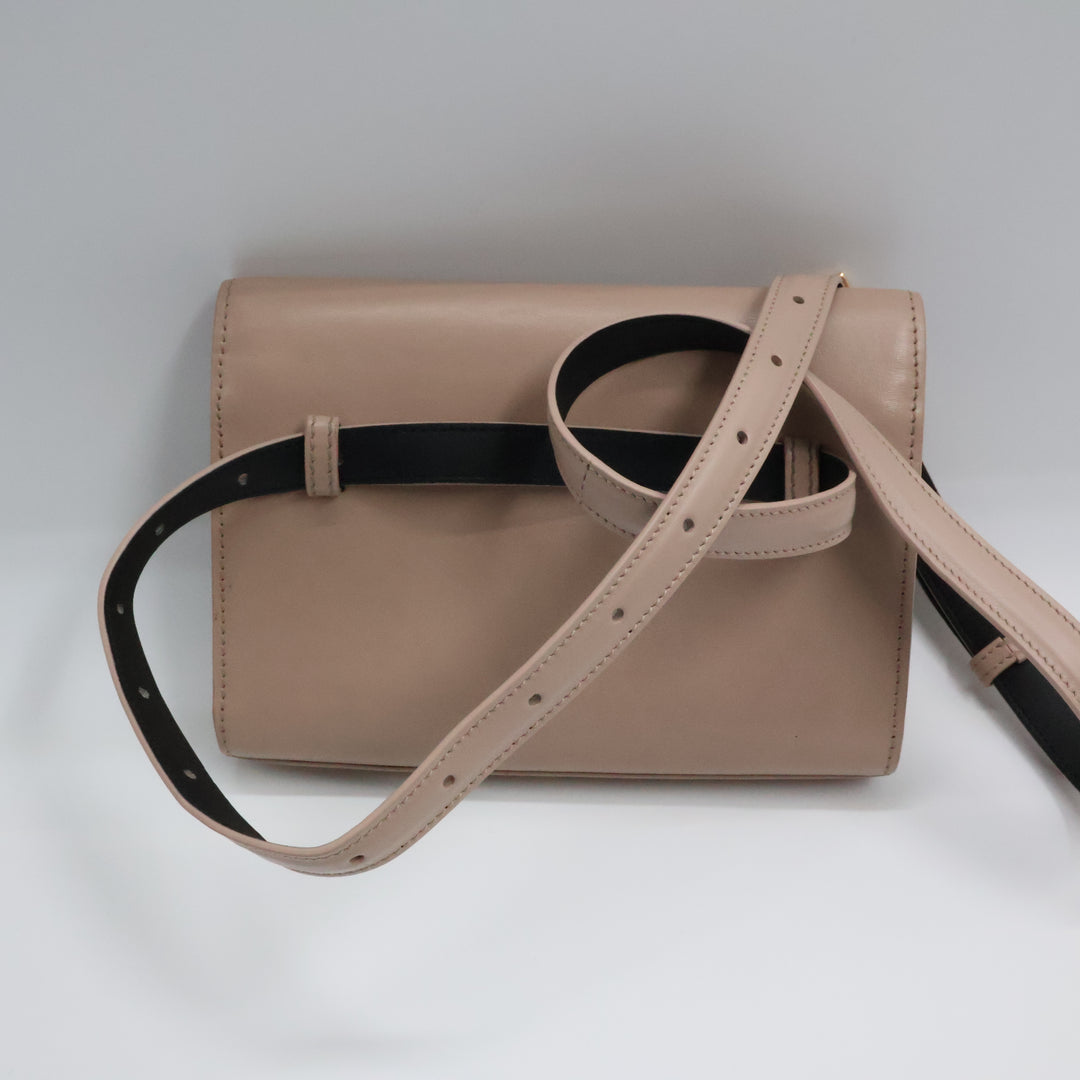Saint Laurent Beige YSL Kate Handbag