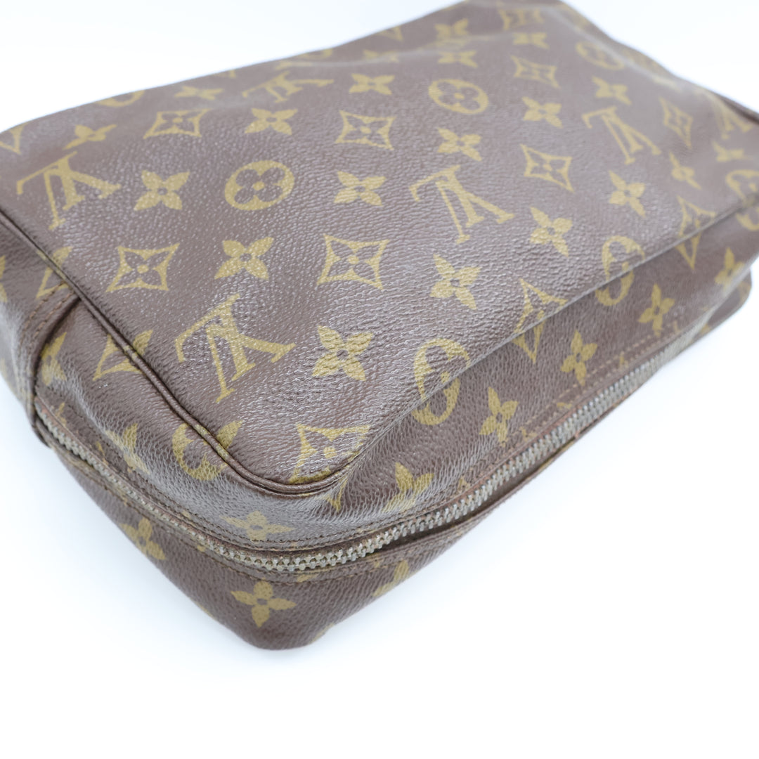 Louis Vuitton True Trousse 28 Brown Monogram Toiletry Pouch