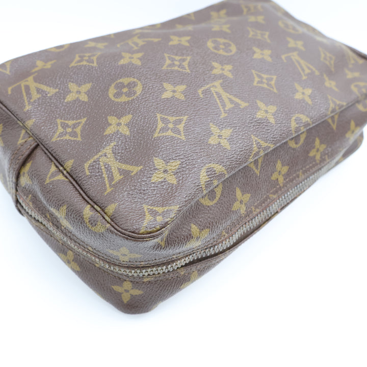 Louis Vuitton True Trousse 28 Brown Monogram Toiletry Pouch