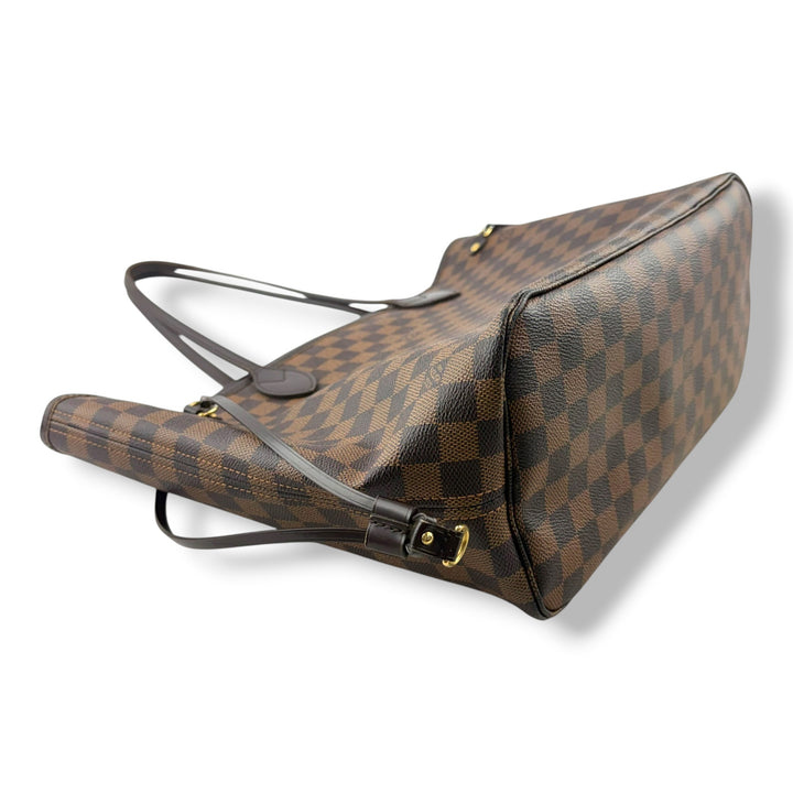 Louis Vuitton Brown Damier Neverfull MM Handbag
