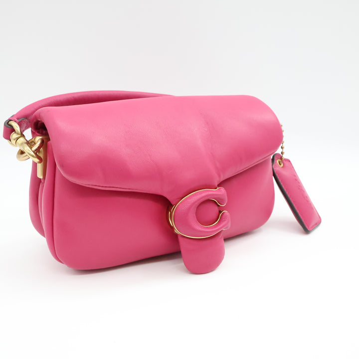 Coach Pillow Tabby 18 Pink Leather Handbag