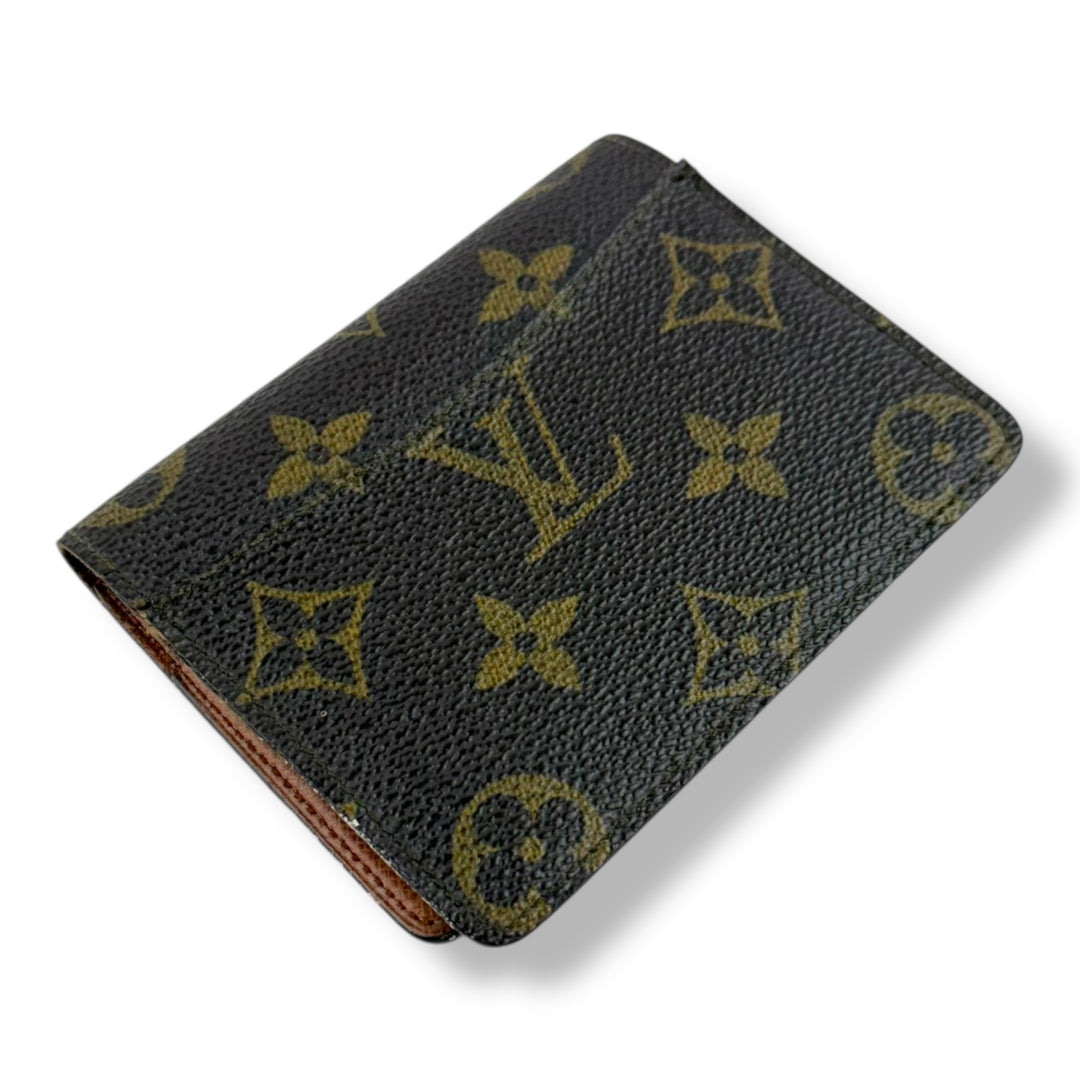 Louis Vuitton Vintage Brown Monogram Card Wallet
