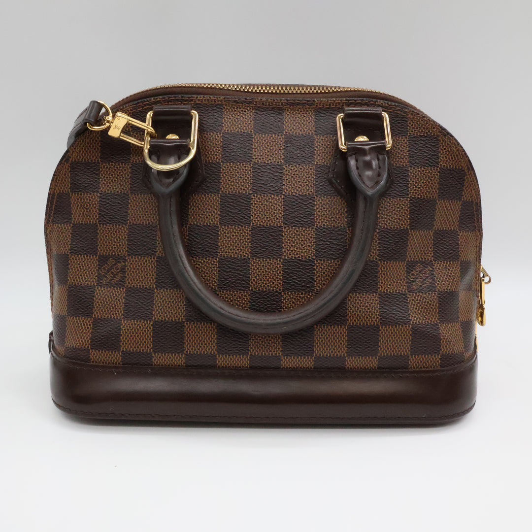 Louis Vuitton Brown Damier Ebene Alma BB Handbag