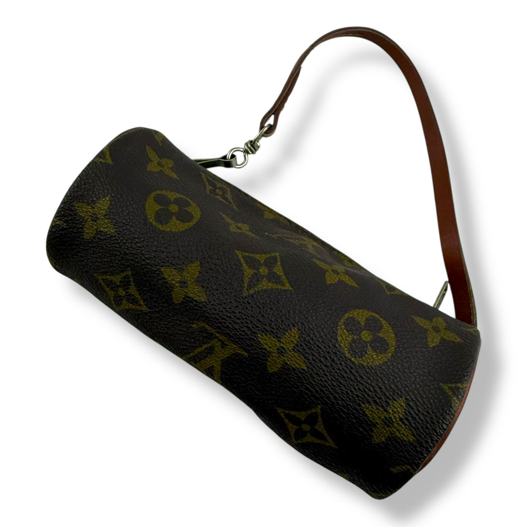 Louis Vuitton Vintage Brown Monogram Mini Papillon Pouch