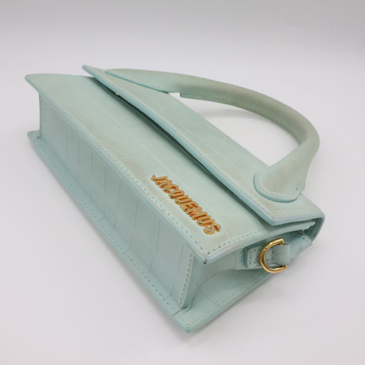 Jacquemus Le Chiquito Long Light Green Crossbody Handbag