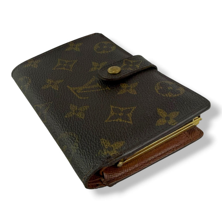 Louis Vuitton Brown Monogram Clip Card Wallet