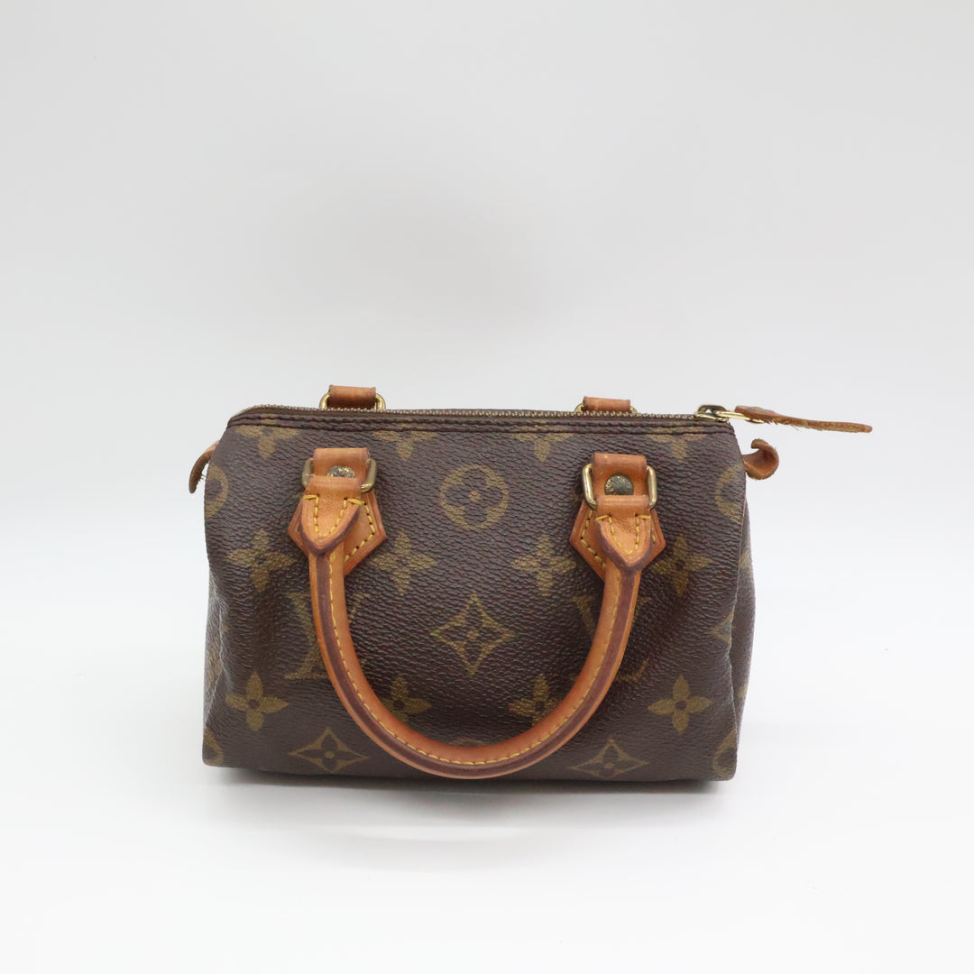 Louis Vuitton Nano Speedy Brown Monogram Handbag