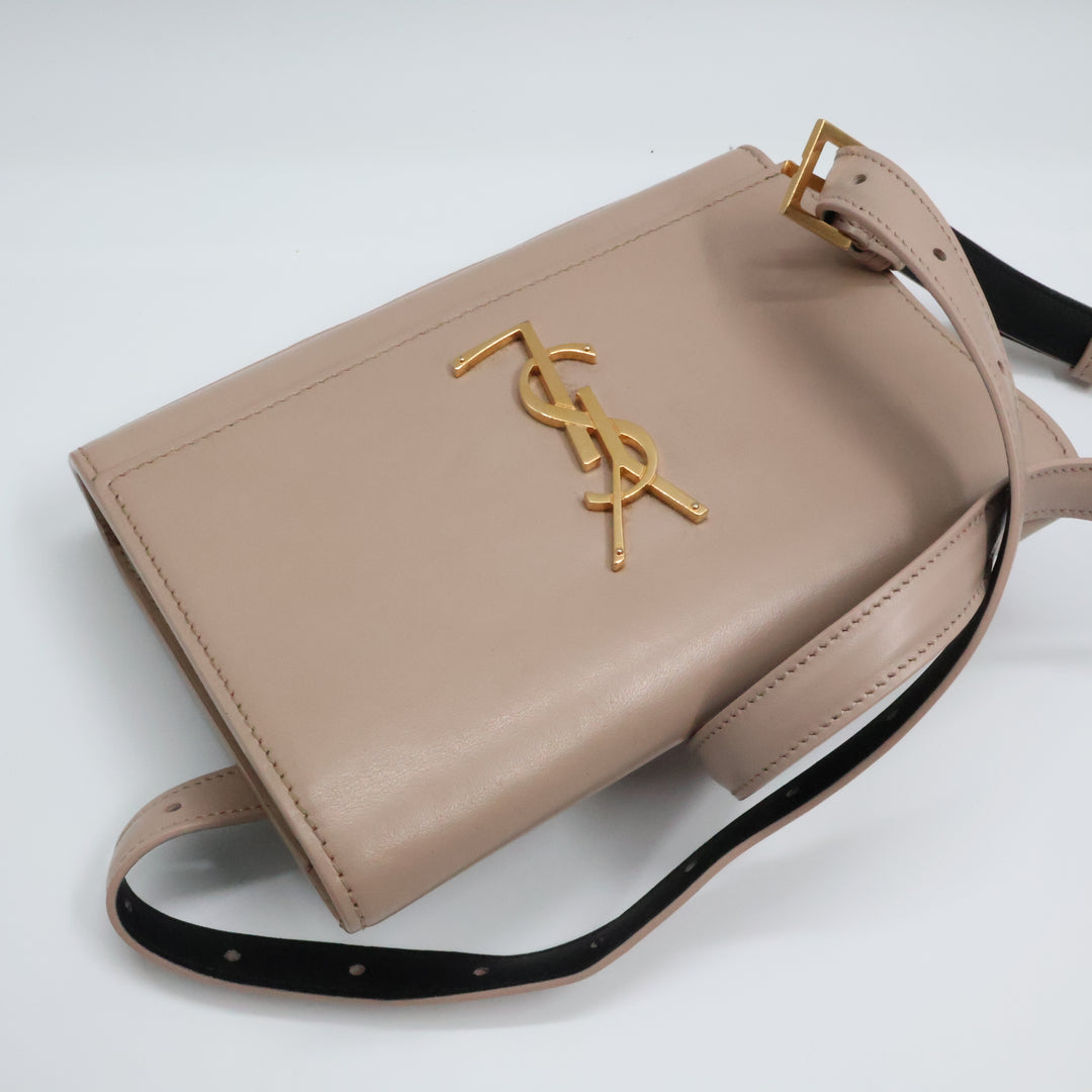 Saint Laurent Beige YSL Kate Handbag
