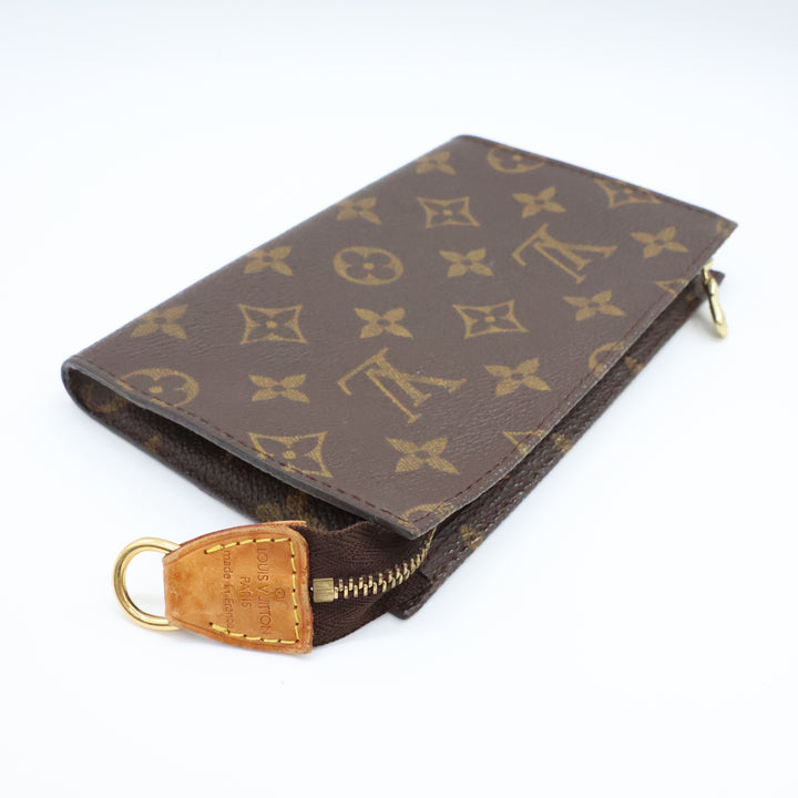 Louis Vuitton Brown Monogram Classic Signature Bucket Pouch