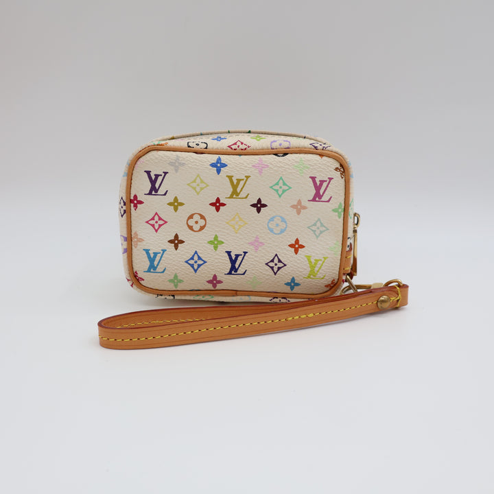 Louis Vuitton White Murakami Wapity PM Pouch