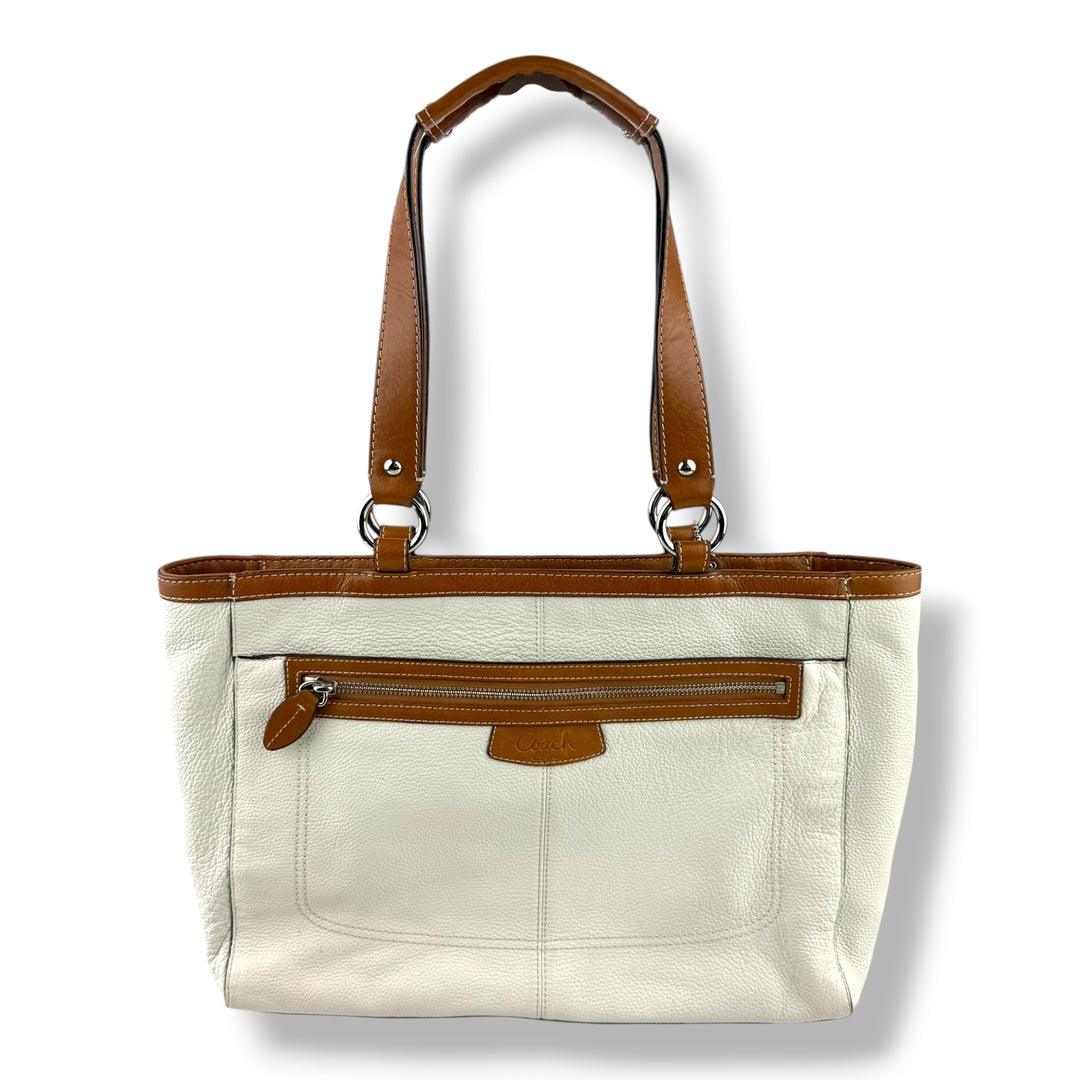 Coach Penelope Cream Tote Handbag