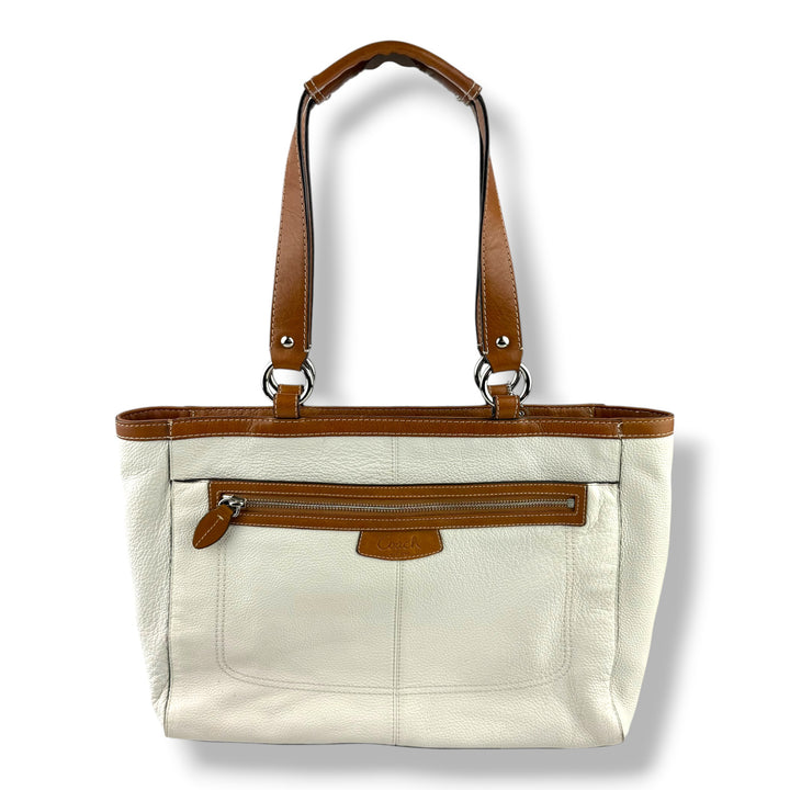 Coach Penelope Cream Tote Handbag