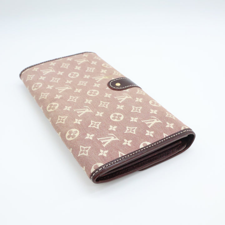 Louis Vuitton Sarah Pink Lin Femme Wallet