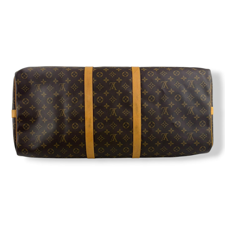 Louis Vuitton Vintage Brown Monogram 60 Keepall Duffle Bag
