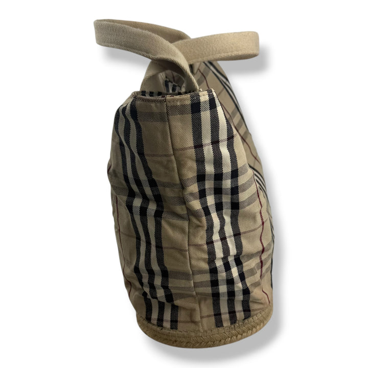 Burberry Cloth Vintage Check Tote Bag