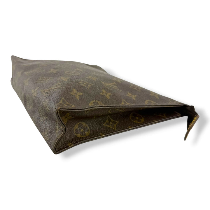 Louis Vuitton Vintage Brown Monogram Toiletry 26 Pouch