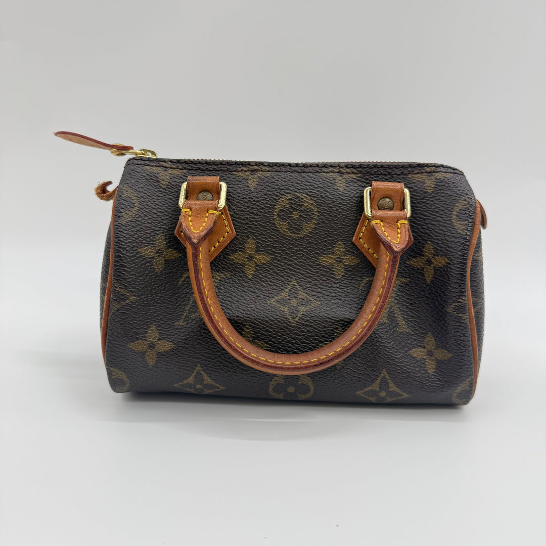 Louis Vuitton Nano Speedy Brown Monogram Handbag
