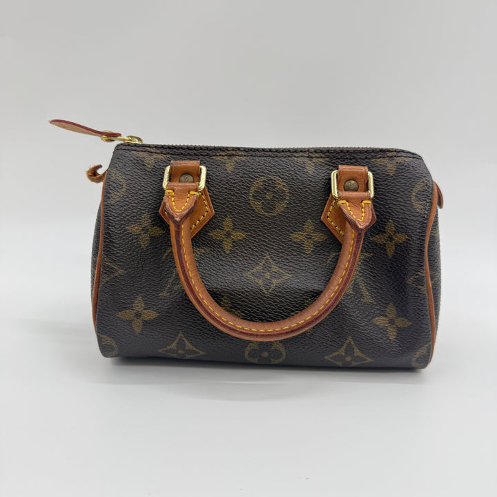 Louis Vuitton Nano Speedy Brown Monogram Handbag