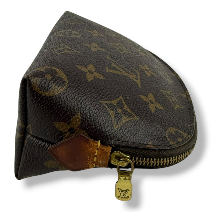 Louis Vuitton Brown Monogram Travel Cosmetic PM Pouch