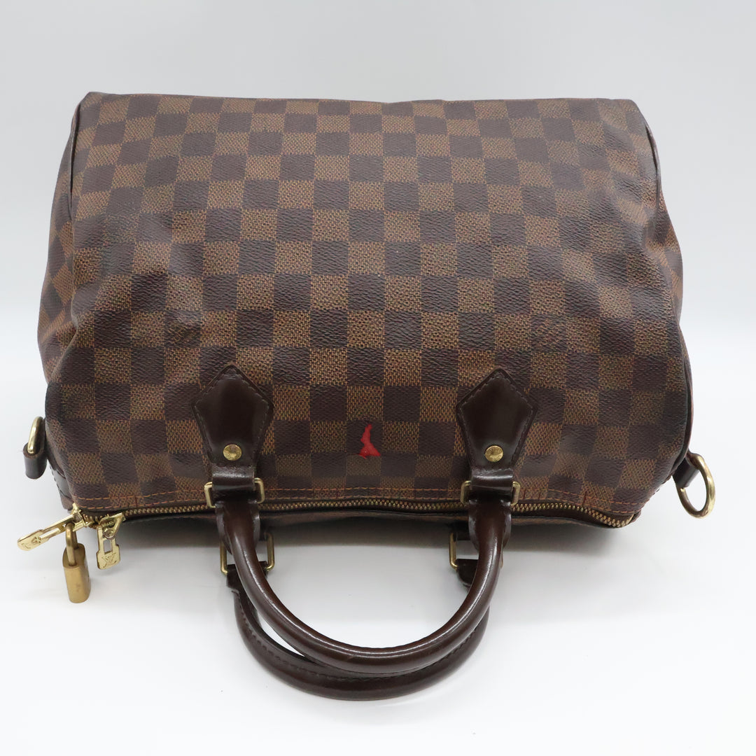 Louis Vuitton Speedy 30 Brown Damier Handbag