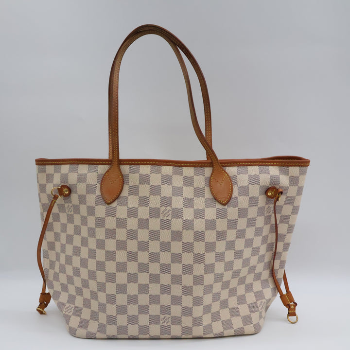 Louis Vuitton Damier Azur Neverfull MM Handbag