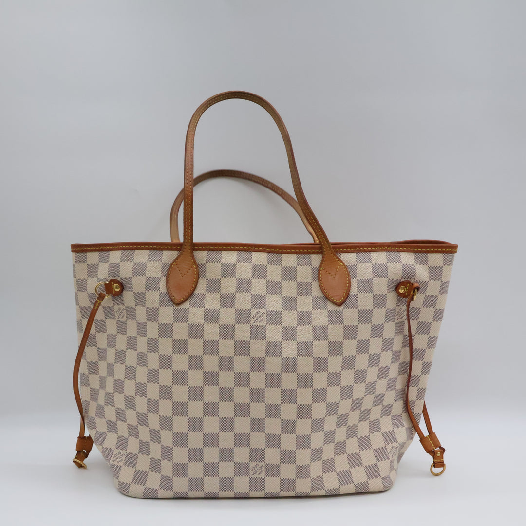 Louis Vuitton Damier Azur Neverfull MM Handbag