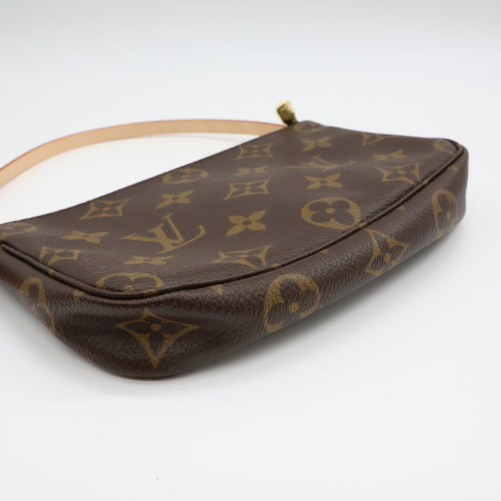 Louis Vuitton Pochette Accessories Brown Monogram Clutch Bag