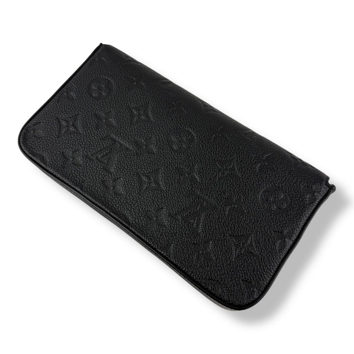 Louis Vuitton Felicie Pochette Black Empreinte Leather Handbag