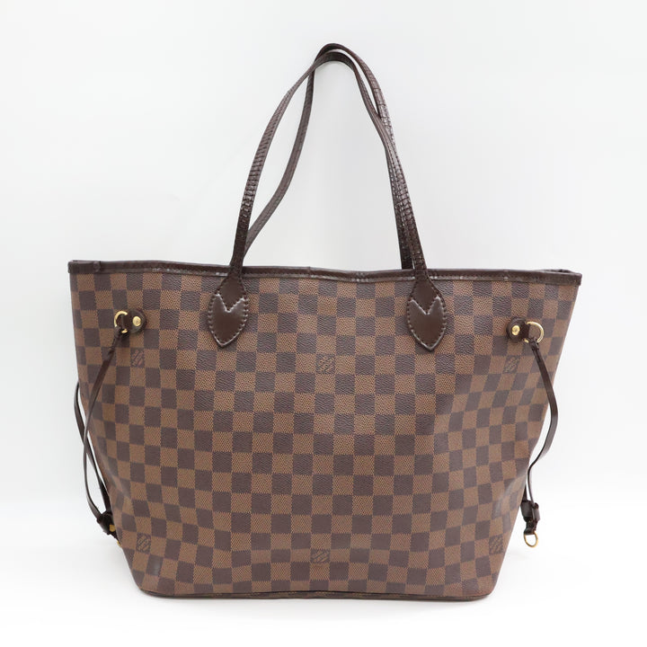 Louis Vuitton Brown Damier Neverfull MM Handbag