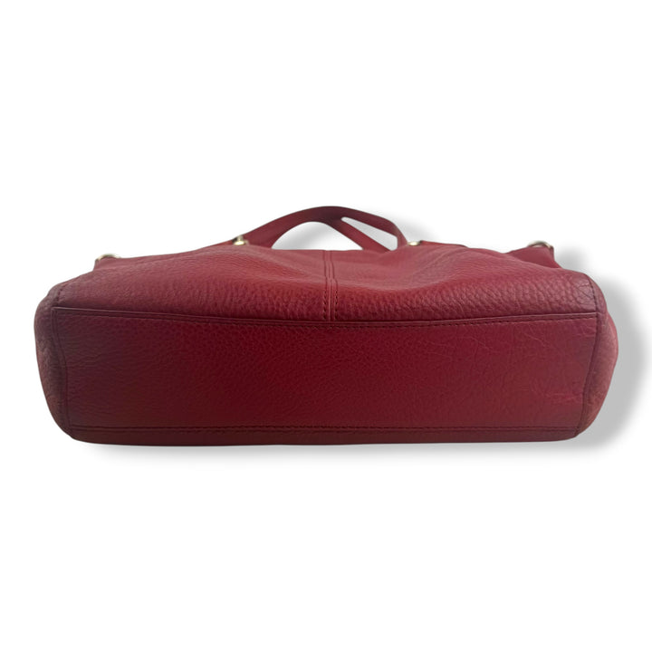 Coach Red Kelsey Tote Handbag