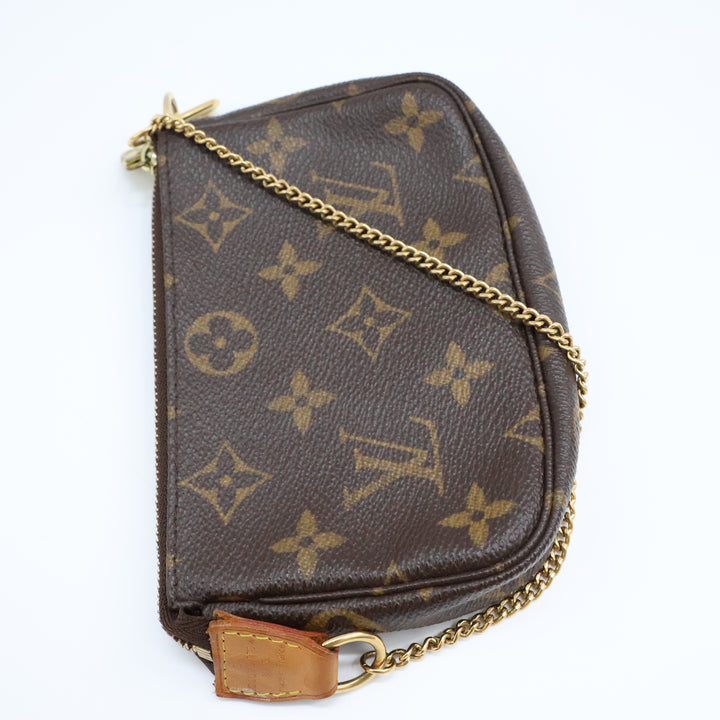 Louis Vuitton Mini Pochette Accessories Brown Monogram Bag