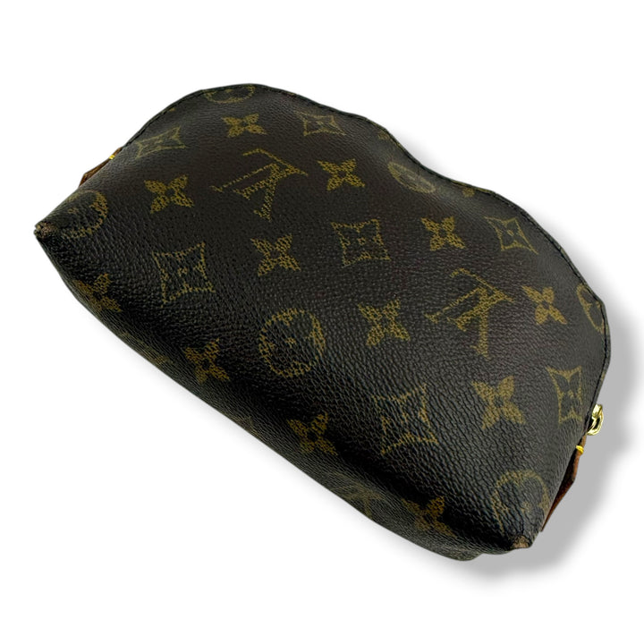 Louis Vuitton Brown Monogram PM Travel Cosmetic Pouch